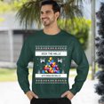 thumbnail image 3 of Christmas Sweatshirt, Deck the Halls with Bowling Balls Funny Christmas Sweatshirt, Unique Holiday Bowling Lover Sweatshirt, Holiday Gift for Women & Men, 3 of 5