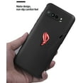 thumbnail image 3 of Nakedcellphone Case Compatible with Asus ROG 3 Phone, Matte Black Flexible TPU Cover for ROG-3, ZS661KS, 3 of 6