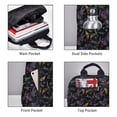 thumbnail image 3 of Yiaed Lavender Flowers Print Lightweight Backpack Travel Backpacks Hiking Daypack for Women Men, 3 of 5