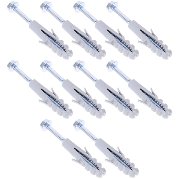 BESTOYARD 10 Sets Bathroom Expansion Screw Wall Mounting Assorted Color for Homeowners