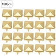 thumbnail image 2 of Filfeel 100 PCS Copper Rivets Square Studs Claw Rivets Fashion Accessories Nailhead Punk Decorative For Clothes Jackets Belts, 2 of 7
