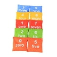 thumbnail image 5 of MAGIDEAL 10 Pieces Number Beanbags Cornhole Game Colorful Educational Outdoor Sports Toss, 5 of 8