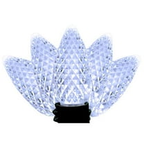 Holiday Bright Lights 9107044 LED PS C9 Cool White Christmas Light Bulbs - 25 Count