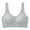Green, variant on Women's Style Wirefree Thin Fixed Cup Front Closure Plus Size Push-Up Bra Maternity
