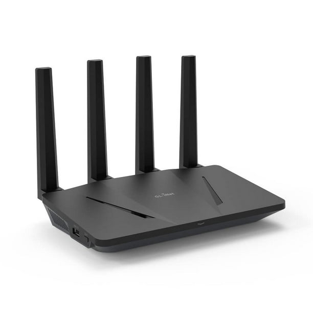 Enrutador WiFi 6 GL.iNet GL-AX1800 Flint Gigabit Inalámbrico Doble Banda con OpenVpn y WireGuard