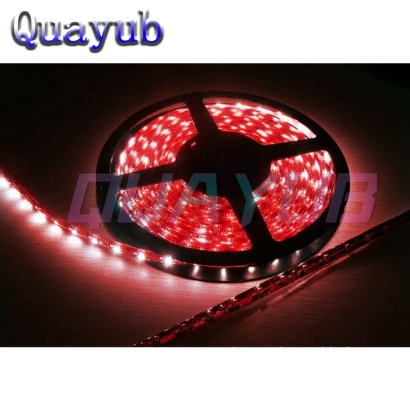 Bright Red 12V 5M 16.4ft 3528 RGB Waterproof SMD 300 LED Flexible Strip light