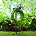 thumbnail image 3 of Better Homes and Gardens Metal Lonestar Watering Hose Holder Black, Holding Capacity is 125' of Standard 5/8'' Vinyl Hose, 3 of 6