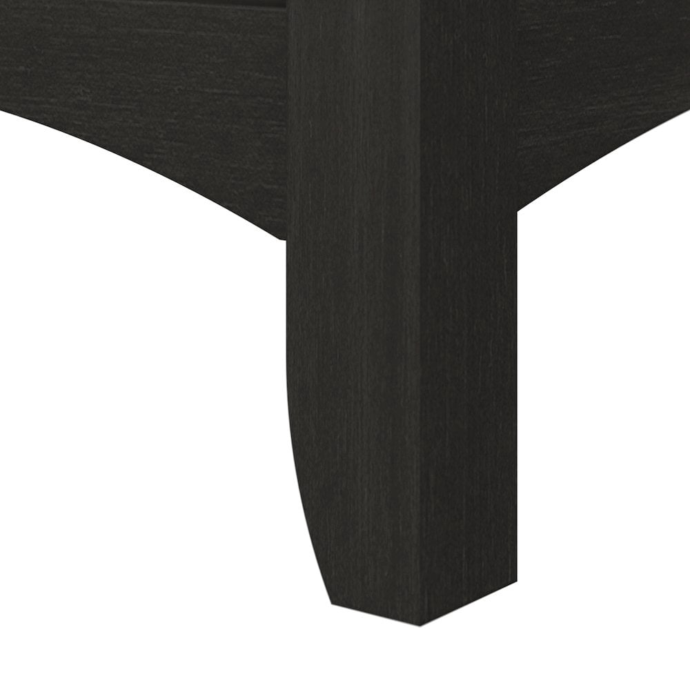 Bush Furniture Salinas Kitchen Pantry Cabinet with Doors in Vintage Black