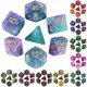 thumbnail image 2 of Juego de dados de mesa con tema de galaxia, juego de dados poliédricos, increíble efecto de universo colorido para DND, accesorios de juego de mesa, 2 of 4