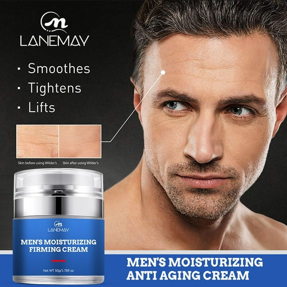 Banzch Men's Oil Control Matte Cream Moisturizing Water Oil Blending Softening Skin Care Men's Face Cream 50g,Mothers Day Gifts