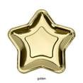 thumbnail image 3 of kurtrusly 20x Pentagram Dinner Plates Conversation Starter At Next Gathering Save Time Disposable Plate gold, 3 of 6