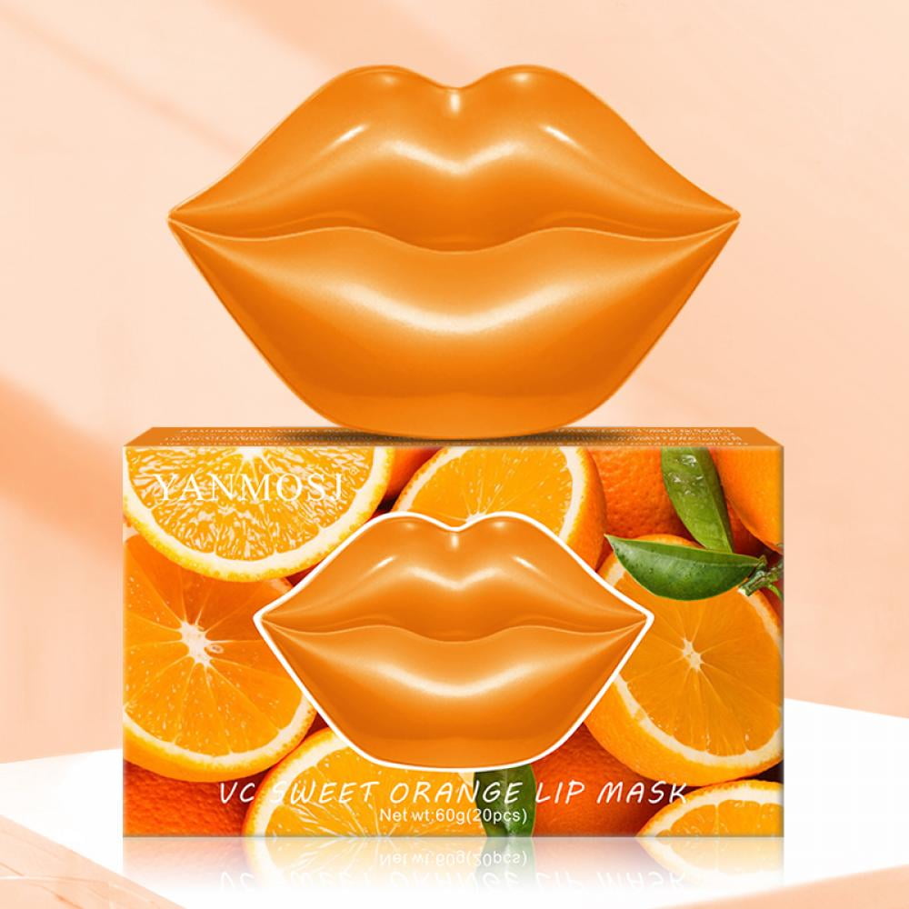 20pcs Gel Treatment Lip Masks, Plumping Lips Balm Hydrates Lips