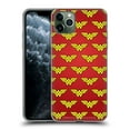 thumbnail image 1 of Head Case Designs Officially Licensed Wonder Woman DC Comics Logos Pattern Soft Gel Case Compatible with Apple iPhone 11 Pro Max, 1 of 7