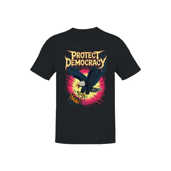 Protect Democracy Eagle Design Men's T-shirt