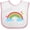 White and Pink, variant on Inktastic Rainbow Boys or Girls Baby Bib
