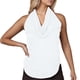 thumbnail image 3 of Sudaderas con capucha para mujer,Vestido informal sin mangas con cuello en V para mujer, mezcla de poliéster, ligero y cómodo, ideal para el hogar, sopatenor, 3 of 9