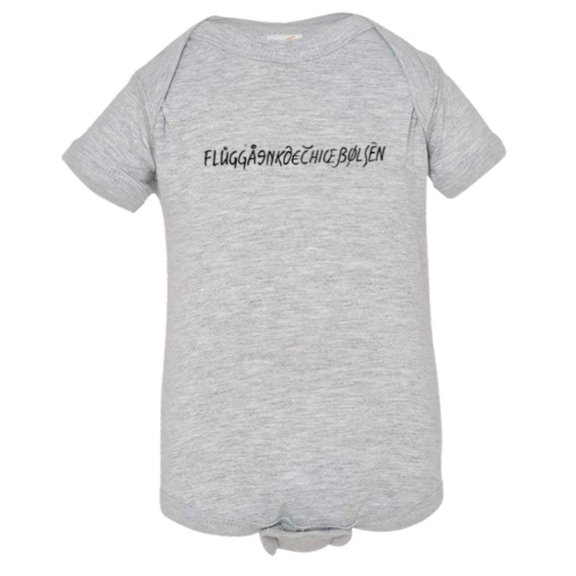 PleaseMeTees™ Baby Fluggaenkoechiebolsen Eurotrip Vander Safeword Onsie