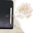thumbnail image 1 of 30 Pieces Paper Clips Metal Pen Holder Clip for Graduation Birthday Students, 1 of 8