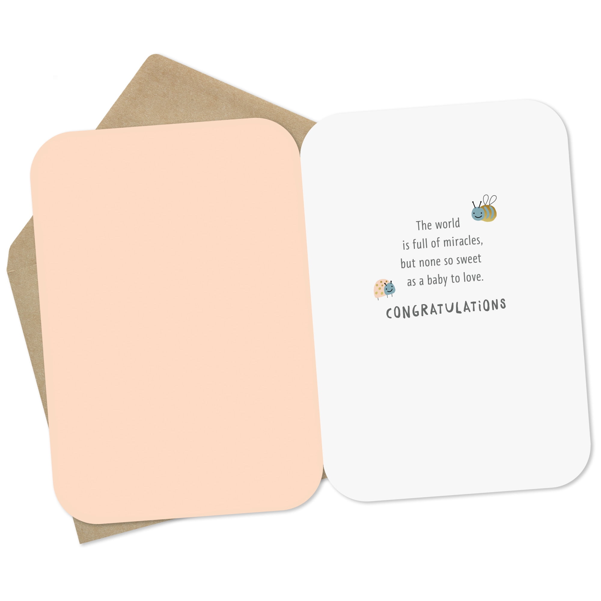 Hallmark New Baby Card (World of Miracles)
