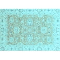 thumbnail image 1 of Ahgly Company Indoor Rectangle Oriental Light Blue Traditional Area Rugs, 5' x 8', 1 of 4