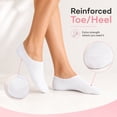 thumbnail image 3 of HIALTODAY No Show Socks Womens 6 pairs, Low Cut Invisible Cotton Ankle Socks for sport or leisure,Size 9-11, 3 of 5