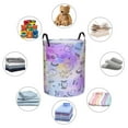 thumbnail image 2 of DouZhe Waterproof Collapsible Large Laundry Baskets, Funny Car Doodles Prints Circular Hamper with Handles, 2 of 7