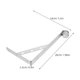 thumbnail image 2 of WRISTBIQUE 2Ud Soporte Metálico Resistente Para Barra De Con Estructura Triangular Ideal Para Balcones, 2 of 8