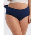 thumbnail image 3 of INNERSY Women's Plus Size XL-5XL Cotton Underwear High Waisted Briefs Panties 4-Pack (3XL,Midnight Sands), 3 of 8