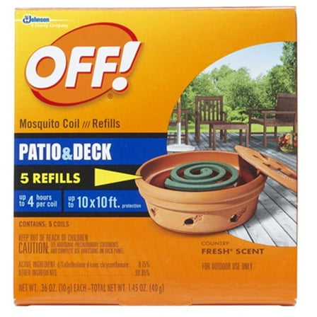 Off 75203 6 Count, Mosquito Coil Refill
