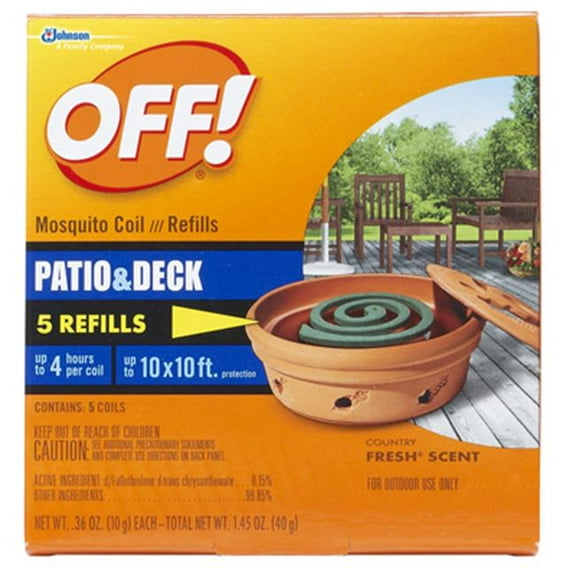 Off 75203 6 Count, Mosquito Coil Refill