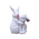 thumbnail image 2 of Estatua de conejo de jardín, decoración de primavera, figura de conejo de resina, escultura de animal para Blanco, 2 of 9