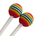 thumbnail image 4 of 2 Pcs Kids Drumsticks Bright Color Pleasant Sound Plastic Hand Percussion Drum Stick for Music Education Entertainment Thin, 4 of 4