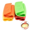 thumbnail image 6 of LOVERLYZ 4pcs Silicone Pot Handle Cover Anti-scald Grips Heat Resistant Pot Holder Protector Kitchen Tools (Green), 6 of 7