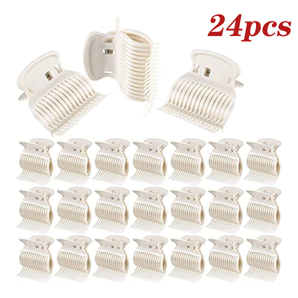 Dicasser 12 Pieces Hot Roller Clips Hair Curler Claw Clips Replacement