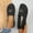 Black, variant on Purcolt Mesh Loafers for Women Comfort Casual Floral Embroidery Round Toe Slip On Boat Shoes Lightweight Soft Sole Flats Shoes for Walking Travel Vacation