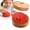 Red, variant on Colorful Steamed Bun Squishing Toys - Cute Bao Stress Relief Fidget Toys with Steamer Baskets for Kids & Adults
