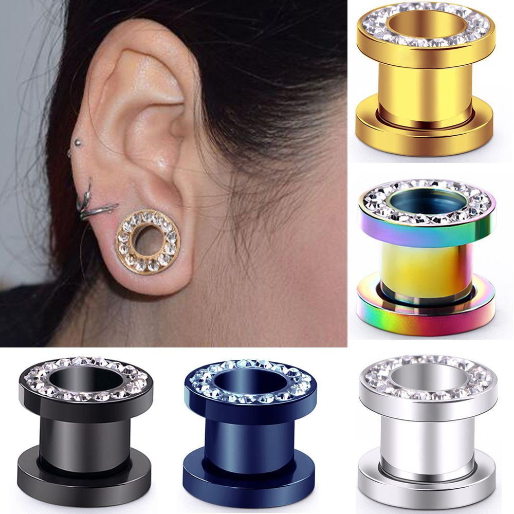 Buy 2pc 1/2 Star Spiral Guages Ear Stretching Plugs for Ears Earrings Taper  Spirals Curl Flesh Piercing Jewelry Online at Lowest Price Ever in India |  Check Reviews & Ratings - Shop The World