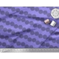 thumbnail image 3 of Soimoi Purple Moss Georgette Fabric The Flower Of Life Geometric Decor Fabric Printed Yard 44 Inch Wide, 3 of 3