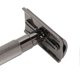 thumbnail image 5 of Manual Double Edge Beard Knife Holder Long Handle Reusable Anti Slip Beard Knife Rack Ruthenium Black, 5 of 5