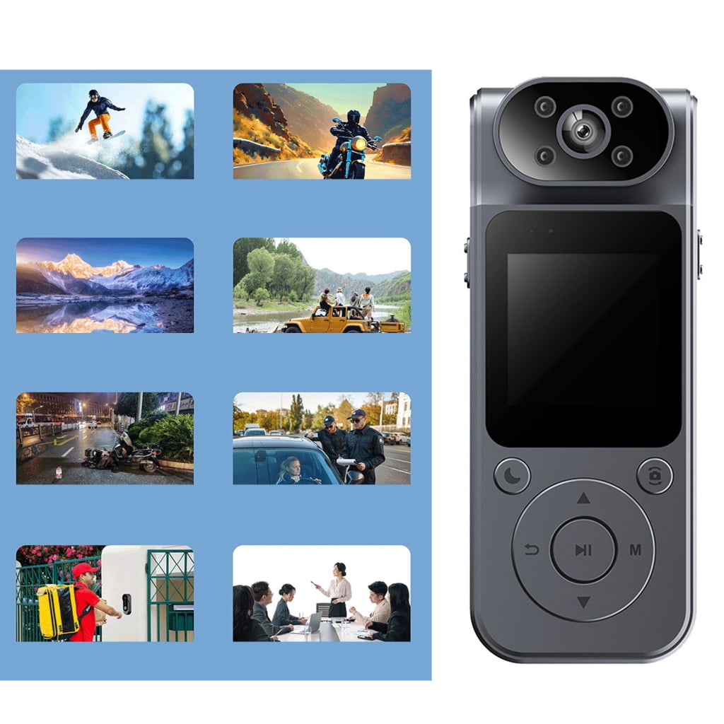 JZROCKER L19 Body Camera with 1080P Video, Magnetic Backing 1000mAh Battery Easy to Use