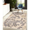 thumbnail image 4 of Paisley Decorative Rug, Traditional Floral Like Pattern Curvy Design Oriental Flower Pointy Leaves, Quality Carpet for Bedroom Dorm and Living Room, 6 Sizes, Ivory Cream, by Ambesonne, 4 of 4