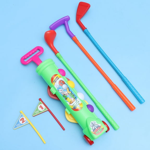 GETAJGHSD Golf Toy Set Enhance Observation Imagination Judgment Patience Parent-Child Interaction 2 Sets Plastic