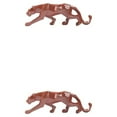 thumbnail image 3 of mmirethe Sculpture de Forme Animale Exquis Décor de Restaurant Élégant Décoratif Rouge 2Set, 3 of 6