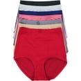 thumbnail image 6 of ToBeInStyle Women's Pack of 6 High-Rise Girdle Panties - Soft & Bright Ensemble - S, 6 of 7