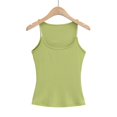 thumbnail image 3 of DuoJiaJ Ladies Suspender Sleeveless Bottoming Vest Slim Short Top Summer Tank Tops Women, 3 of 4