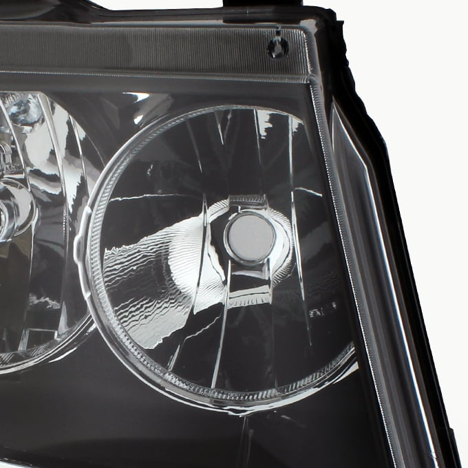 AKKON - For Black Bezel 07-13 Suburban Tahoe Avalanche Headlights Front Lamps Direct Replacement Left + Right