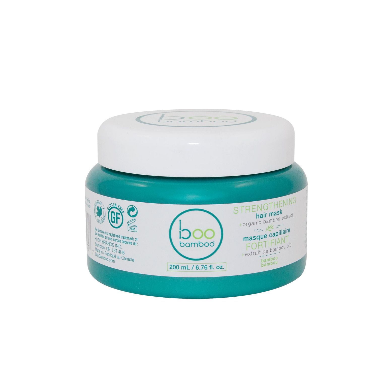 Coffret de soins capillaires fortifiants Entièrement Naturels Boo Bamboo de 3 pcs - Shampooing, Revitalisant & Masque capillaire + Cadeau en prime