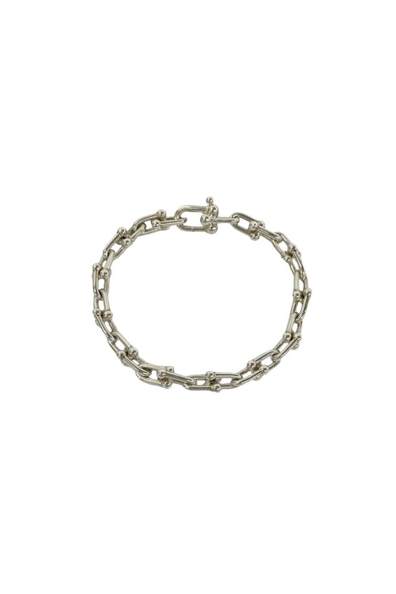 Pre-Owned TIFFANY&Co. Tiffany HardWear Small Link Bracelet, Sterling Silver 925, Accessory,...