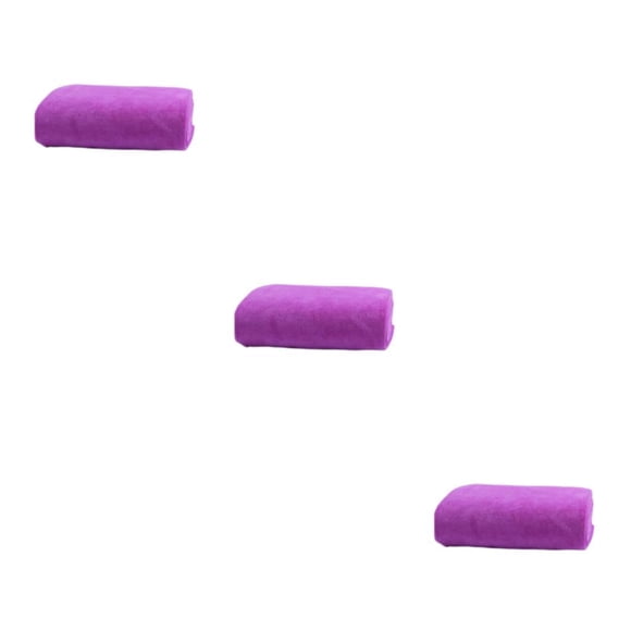 Toystoory Toalla de baño de microfibra Velour de doble cara Absorbente de agua Spa Fitness Washrag Toallita Baño Sauna Gimnasio Púrpura 70140 Type1 NO1