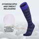 thumbnail image 4 of Calcetines de compresión con fondo de toalla engrosados, calcetines de pantorrilla con presión de presurización en gradiente, 4 of 6